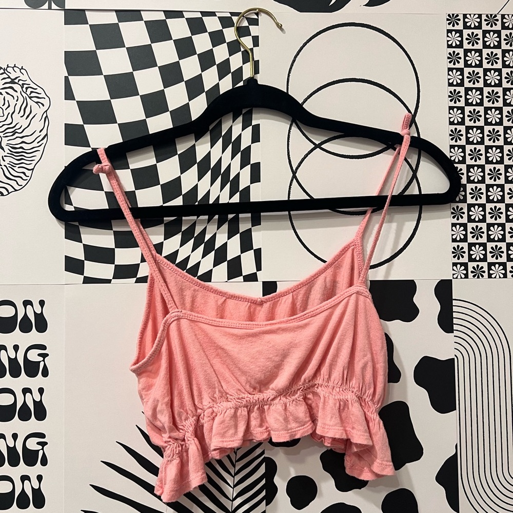 PacSun L.A. Hearts Pink Cropped Size Small Top - Picture 3 of 4